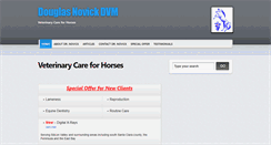 Desktop Screenshot of novickdvm.com